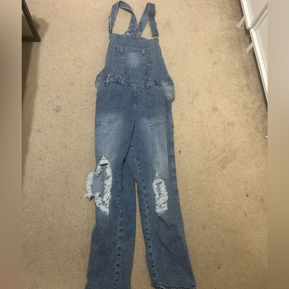 Denim Overalls | Never Worn | Size: M | Celebrity Pink
